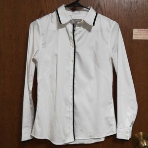 Banana Republic button down shirt w/ black piping